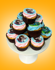Goldies Bake Shop Edible Image Cup Cakes Gold Coast