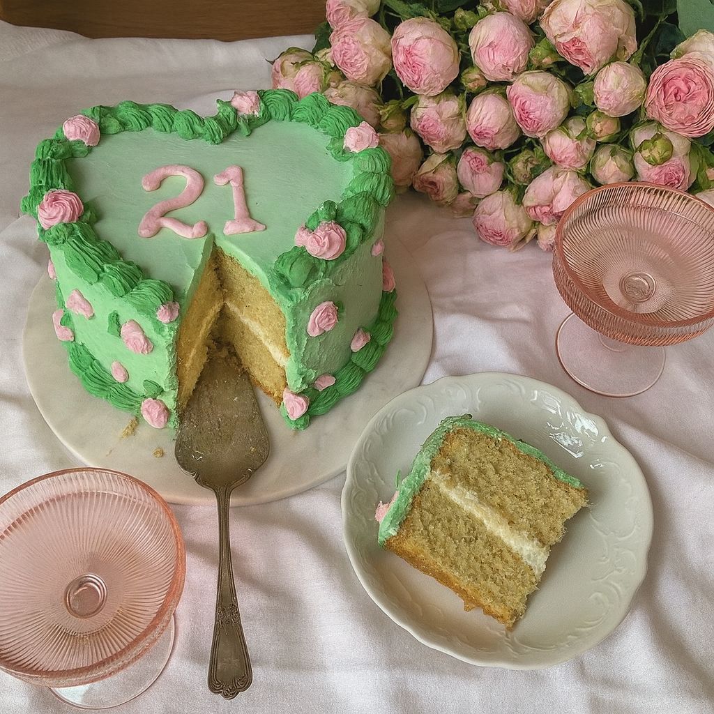 Custom birthday cakes made to order Gold Coast love heart cakes retro cakes