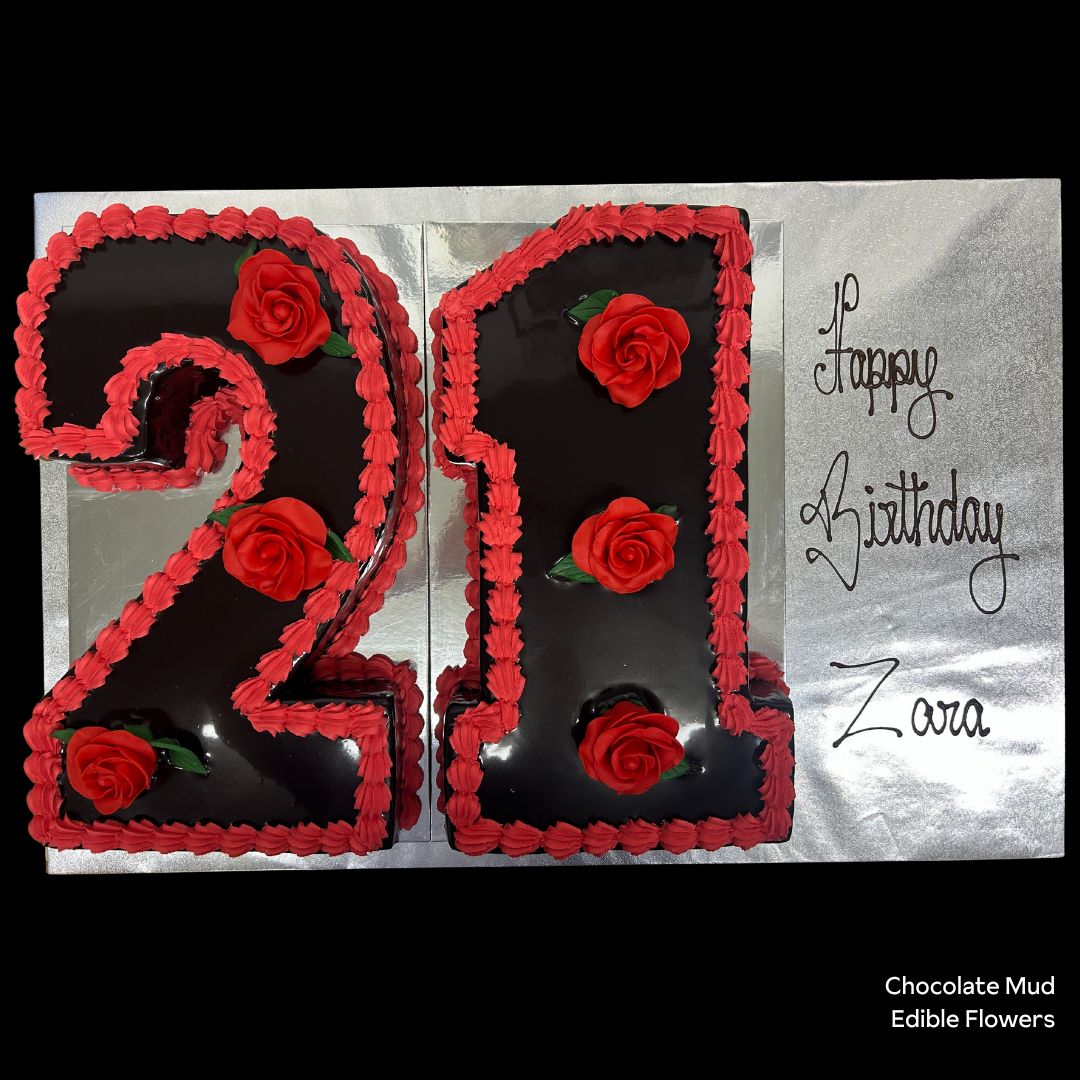 Custom Number Birthday Cakes Gold Coast Goldies Bake Shop