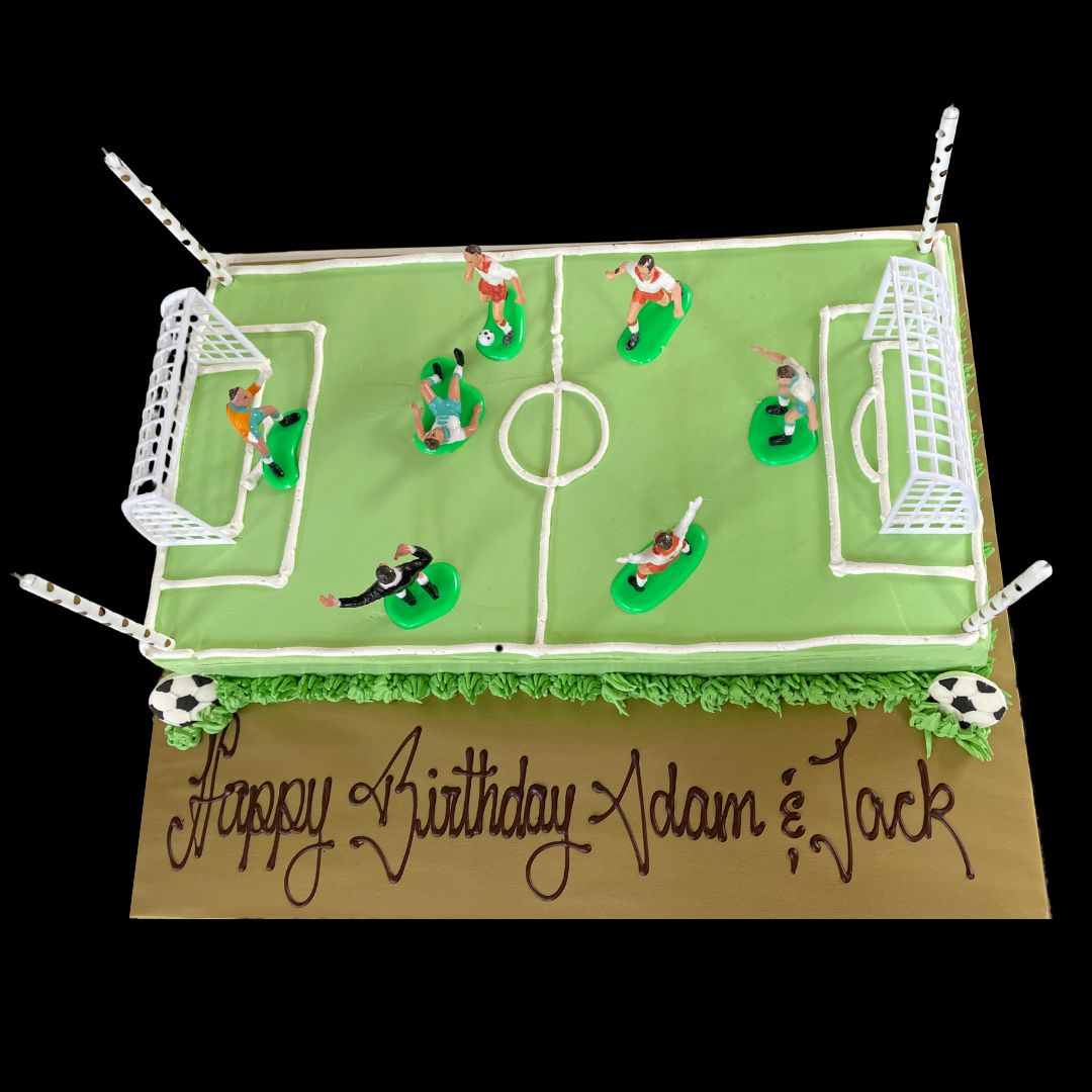 Soccer Pitch Birthday Cake Soccer Themed Cakes Gold Coast