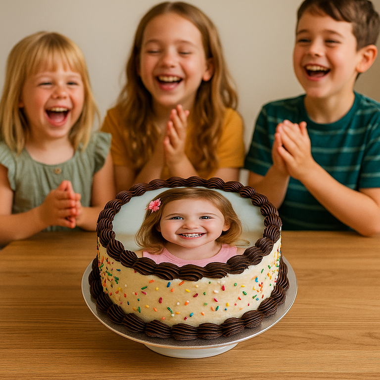Order Custom Photo Cakes Online at Goldies Bake Shop