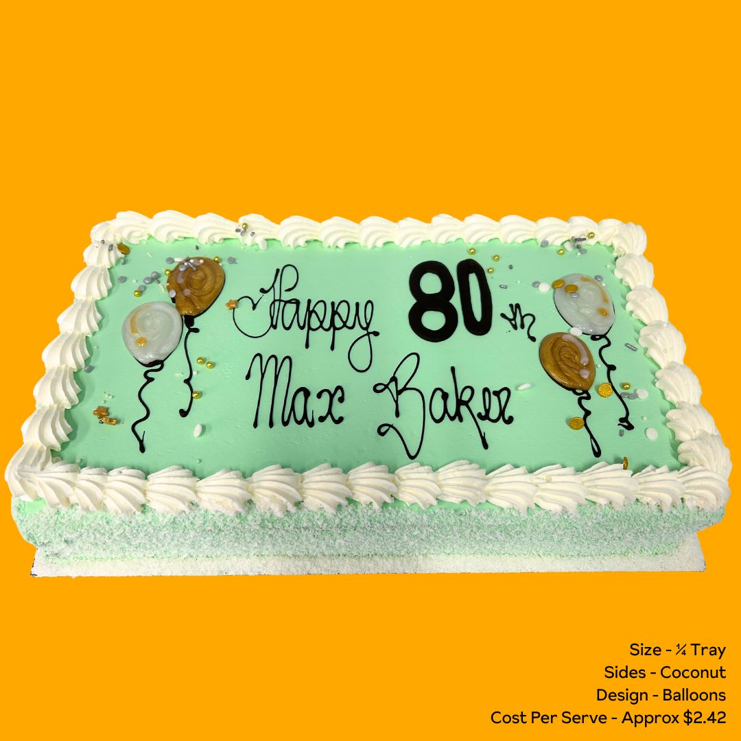 Sponge Cakes Made to Order Gold Coast Goldies Bake Shop Birthday Cakes