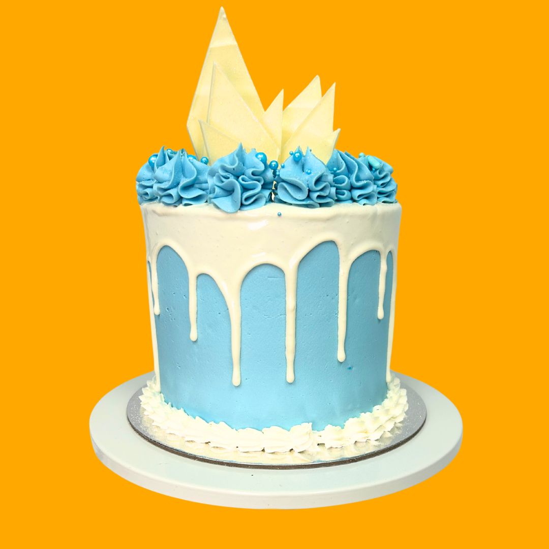 Goldies Bake Shop birthday cakes double height drip cakes show stopping birthday cakes