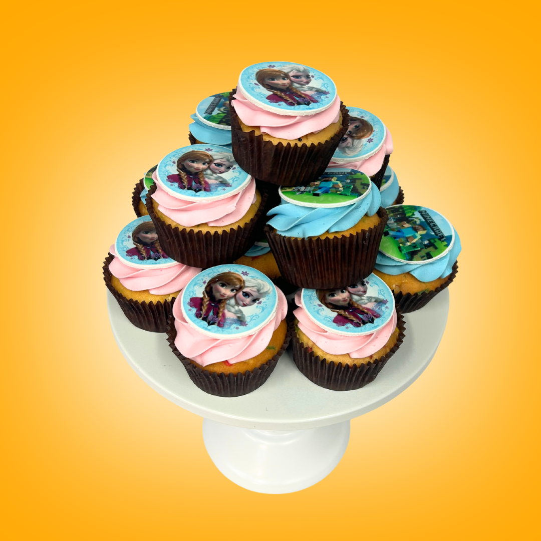 Goldies Bake Shop Edible Image Cup Cakes Gold Coast 