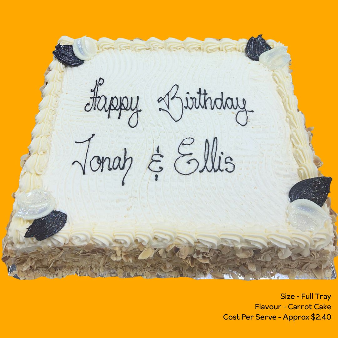 Carrot Cake Full Tray 