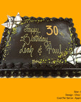 Mud Cake Full Tray Choc Wedge Design