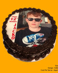 Mud Cake 8 Inch Edible Image Design