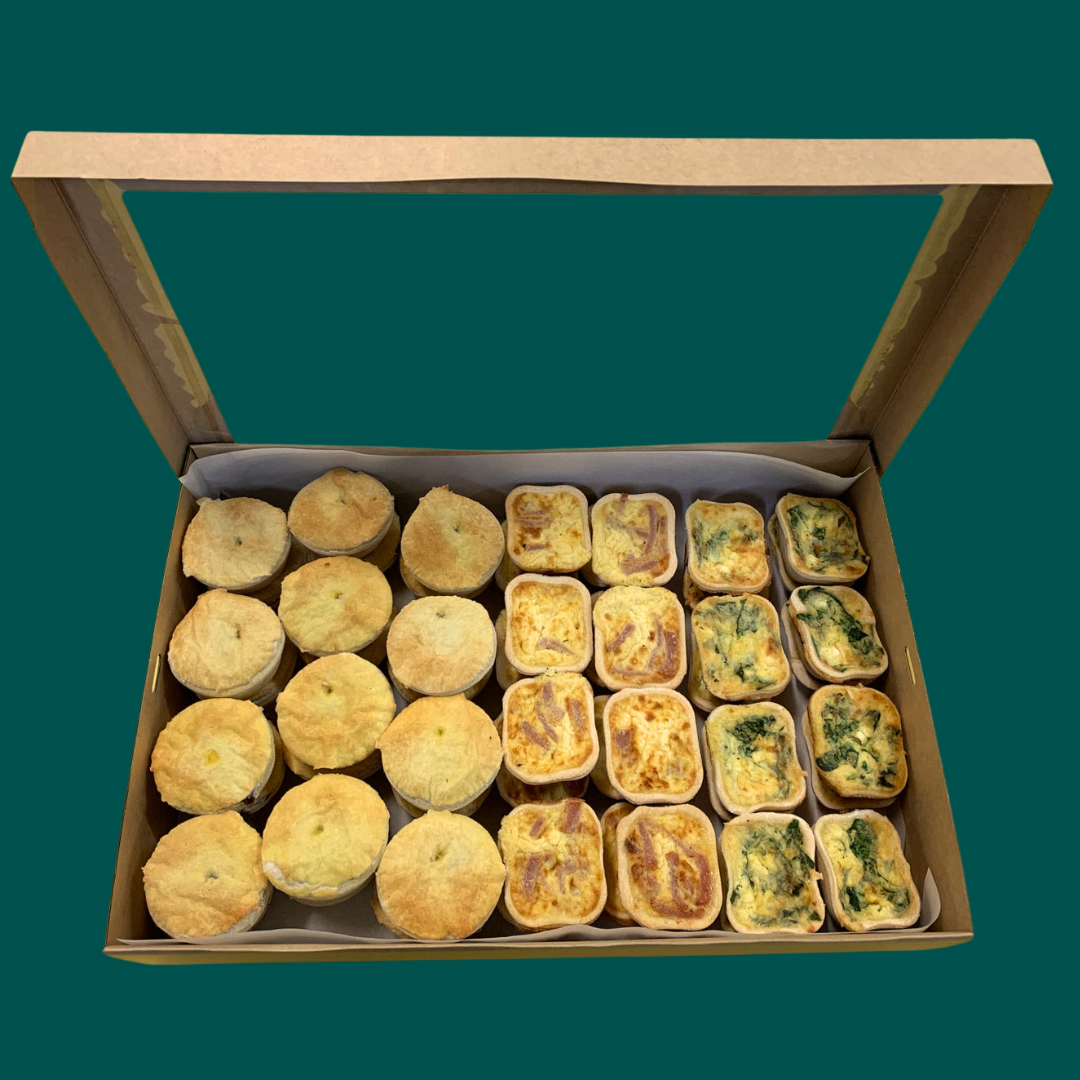 Goldies Bake Shop Party Pie & Party Quiche Catering Pack Bakery Catering Near Me Birthday Food