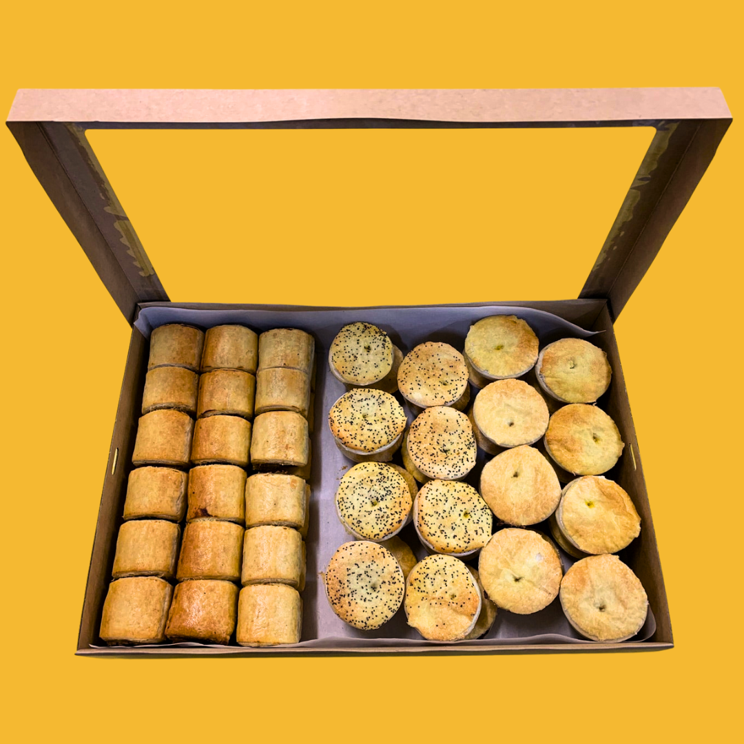 Goldies Bake Shop Party Sausage Roll & Party Pie Pack Bakery Catering Near Me Birthday Party Food