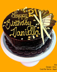Mud Cake 8 Inch Choc Wedge Design