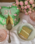 Custom birthday cakes made to order Gold Coast love heart cakes retro cakes
