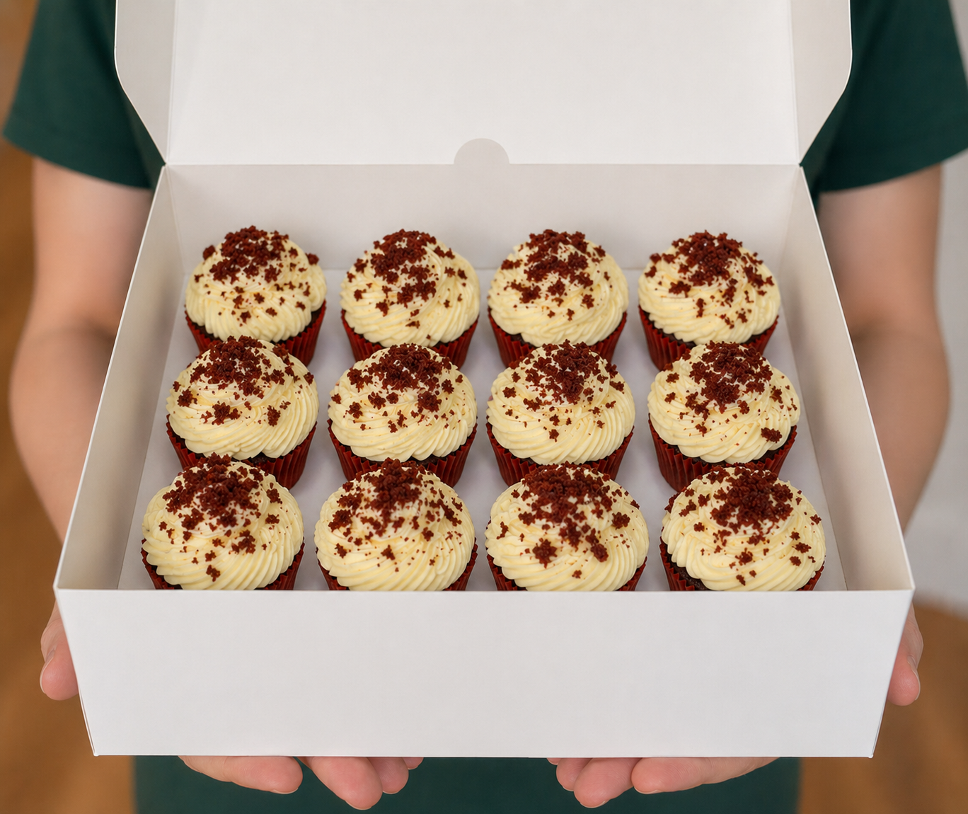 Gold Coast Red Velvet cupcakes made to order 